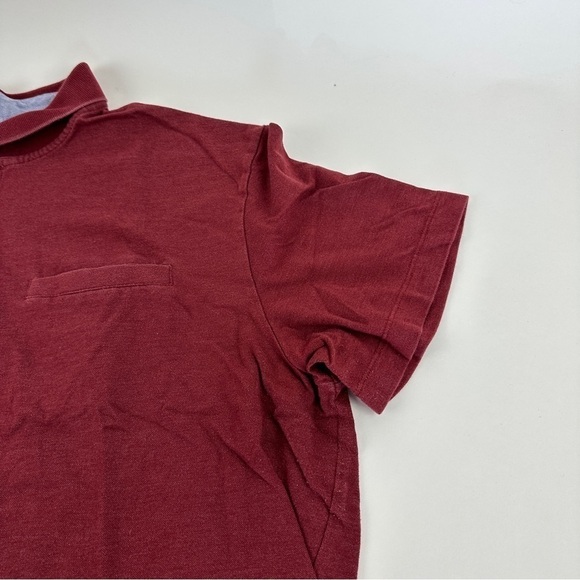 Van Heusen Polo Mens XL Red Pocket - Picture 6 of 10